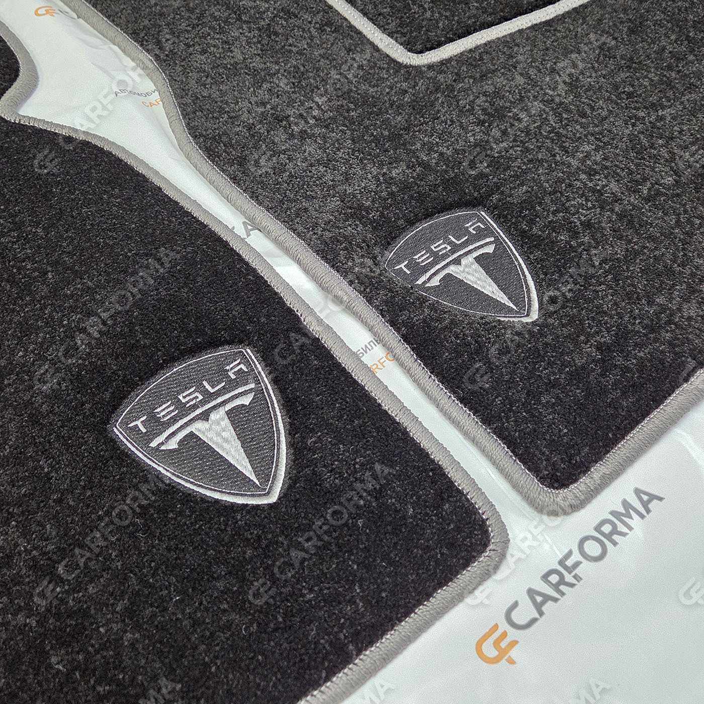 Ворсовые коврики на Tesla Model S 2012&nbsp;-&nbsp;2026 в Саранске