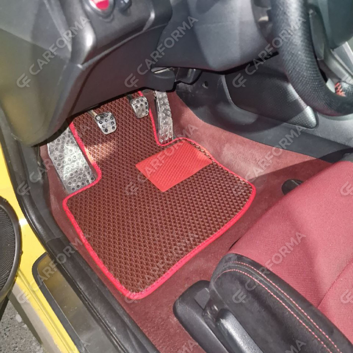 Ворсовые коврики на Honda Civic VIII 3d 2006&nbsp;-&nbsp;2011 в Саранске