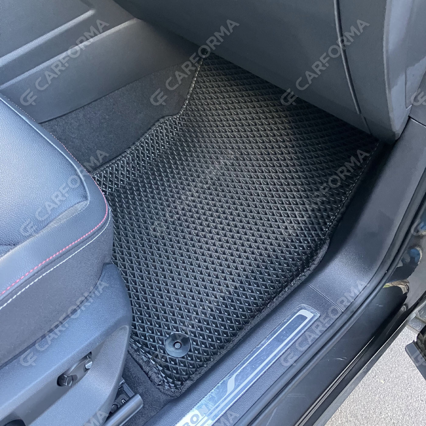 Водительские ворсовые коврики Volkswagen Tayron 2018&nbsp;-&nbsp;2026 в Саранске