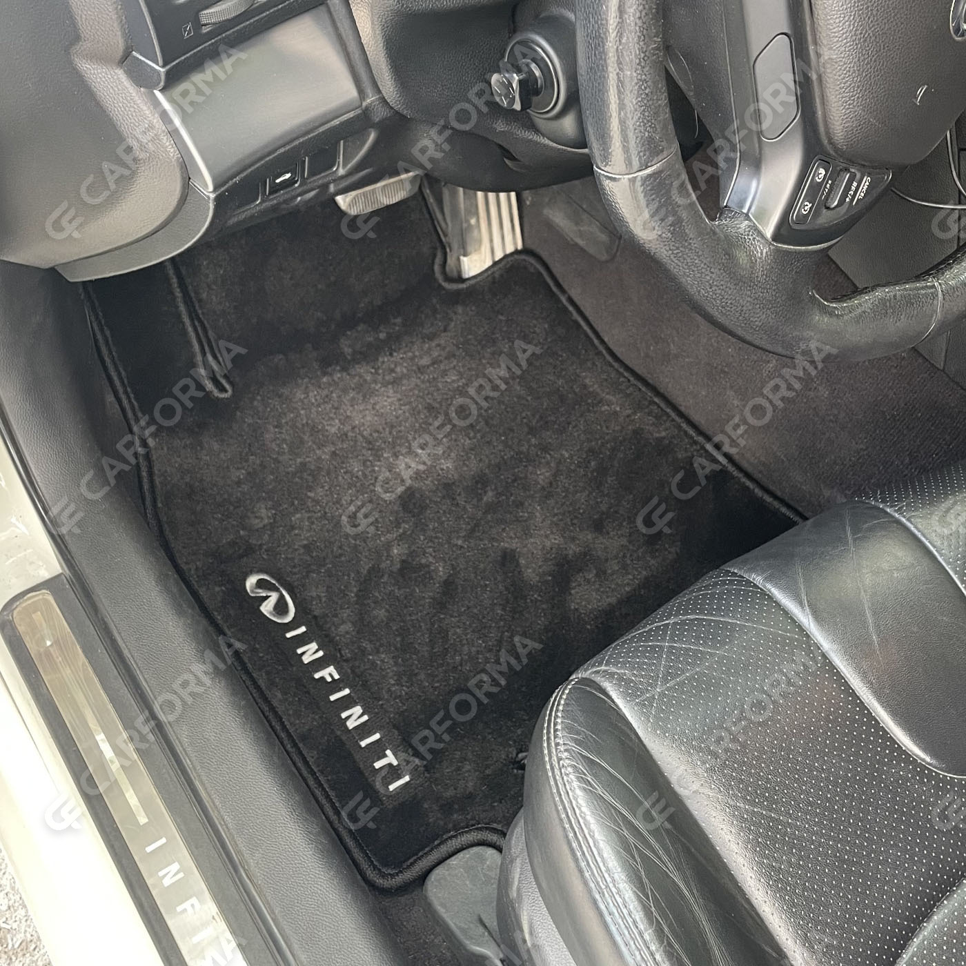 Ворсовые коврики на Infiniti G IV Седан 2006&nbsp;-&nbsp;2014 в Саранске