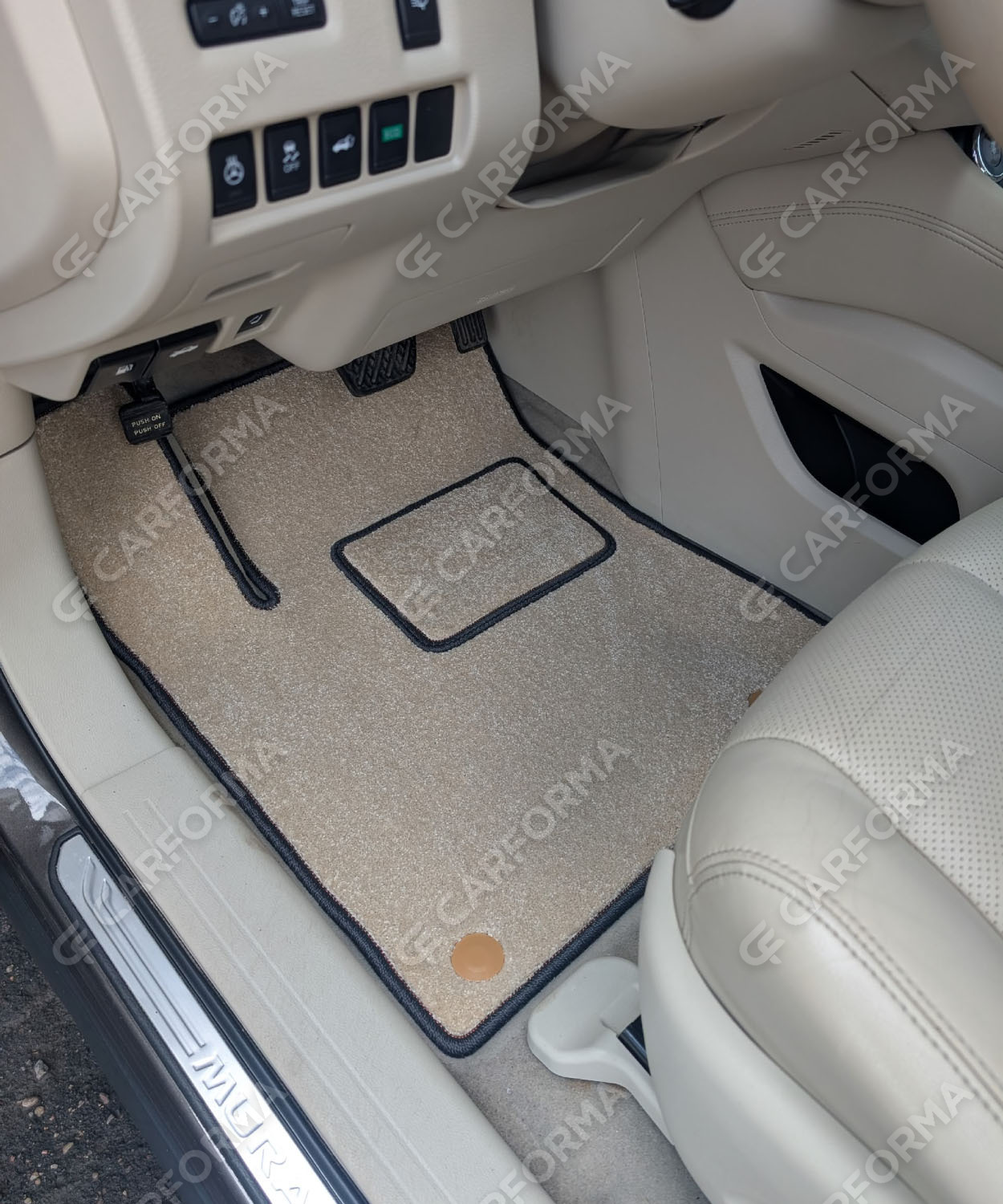 Ворсовые коврики на Nissan Murano (Z52) 2014&nbsp;-&nbsp;2022 в Саранске