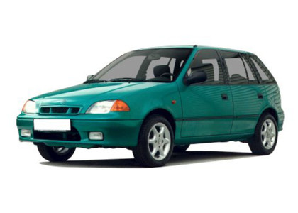Ворсовые коврики на Suzuki Swift II Европа 1989 - 2004 в Саранске