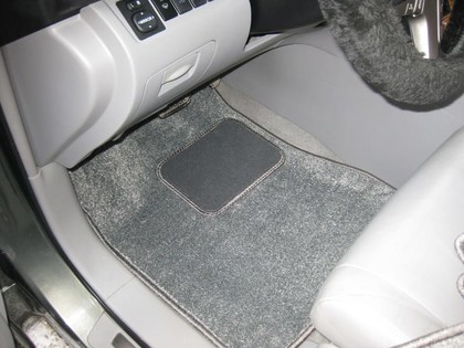 Ворсовые коврики на Toyota Highlander II 2007 - 2013 в Саранске