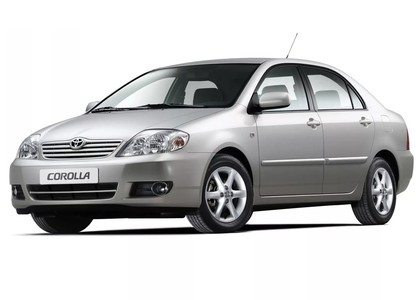 Ворсовые коврики на Toyota Corolla (E12) 2000 - 2007 в Саранске