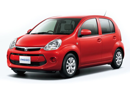 Ворсовые коврики на Toyota Passo II 2010 - 2016 в Саранске
