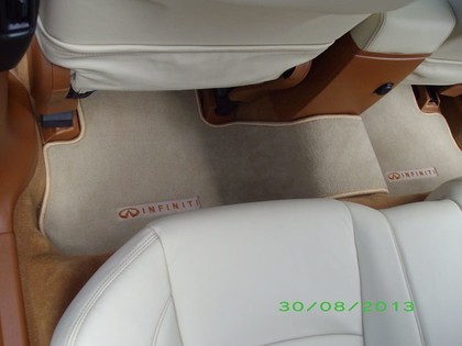 Ворсовые коврики на Infiniti FX I 2003 - 2008 в Саранске