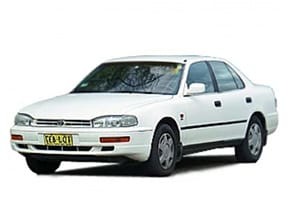 Ворсовые коврики на Toyota Camry (XV10) 1991 - 1996 в Саранске