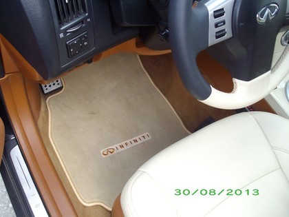 Ворсовые коврики на Infiniti FX I 2003 - 2008 в Саранске
