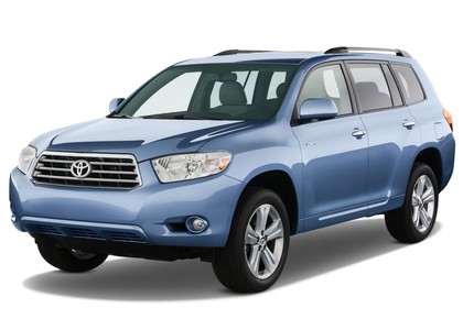 Ворсовые коврики на Toyota Highlander II 2007 - 2013 в Саранске