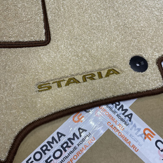 Коврики на Hyundai Staria 7 мест 2021 - 2025 в Саранске