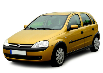 Ворсовые коврики на Opel Corsa C 2000 - 2006 в Саранске