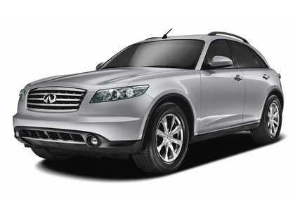 Ворсовые коврики на Infiniti FX I 2003 - 2008 в Саранске