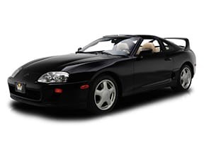Ворсовые коврики на Toyota Supra (A80) 1993 - 2002 в Саранске