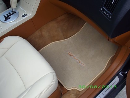 Ворсовые коврики на Infiniti FX I 2003 - 2008 в Саранске