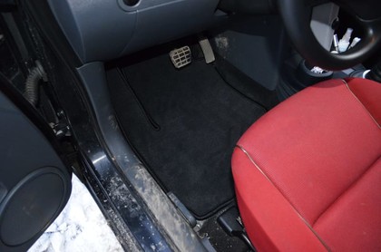 Ворсовые коврики на Mitsubishi Colt VI 2002 - 2012 в Саранске